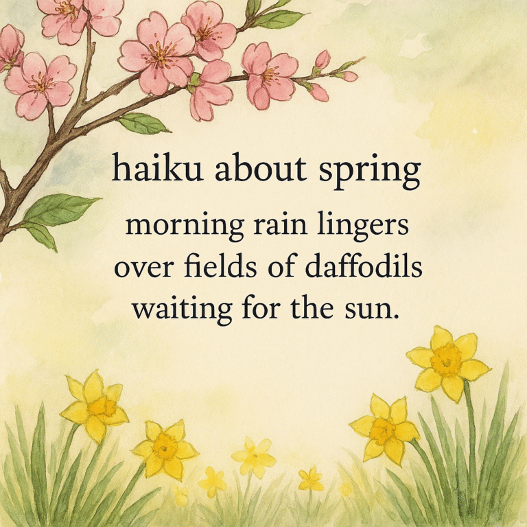 Haiku Excamples Haiku About Spring: Basho’s Best 5-7-5 Springtime Poems